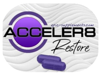 Acceler8 Restore violet pills