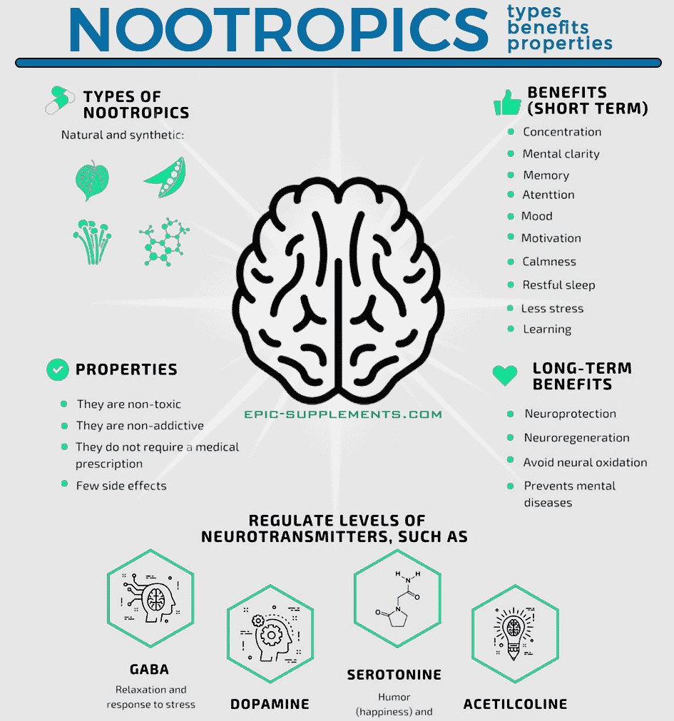 Top 10 Natural Nootropics: Cognitive Enhancers That Might Work For You -  FreshCap Mushrooms