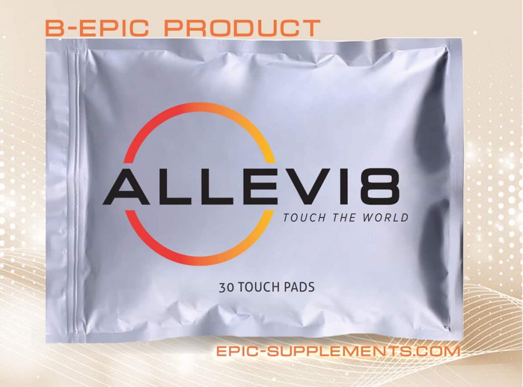 bepic's allevi8 touch pads for pain relief