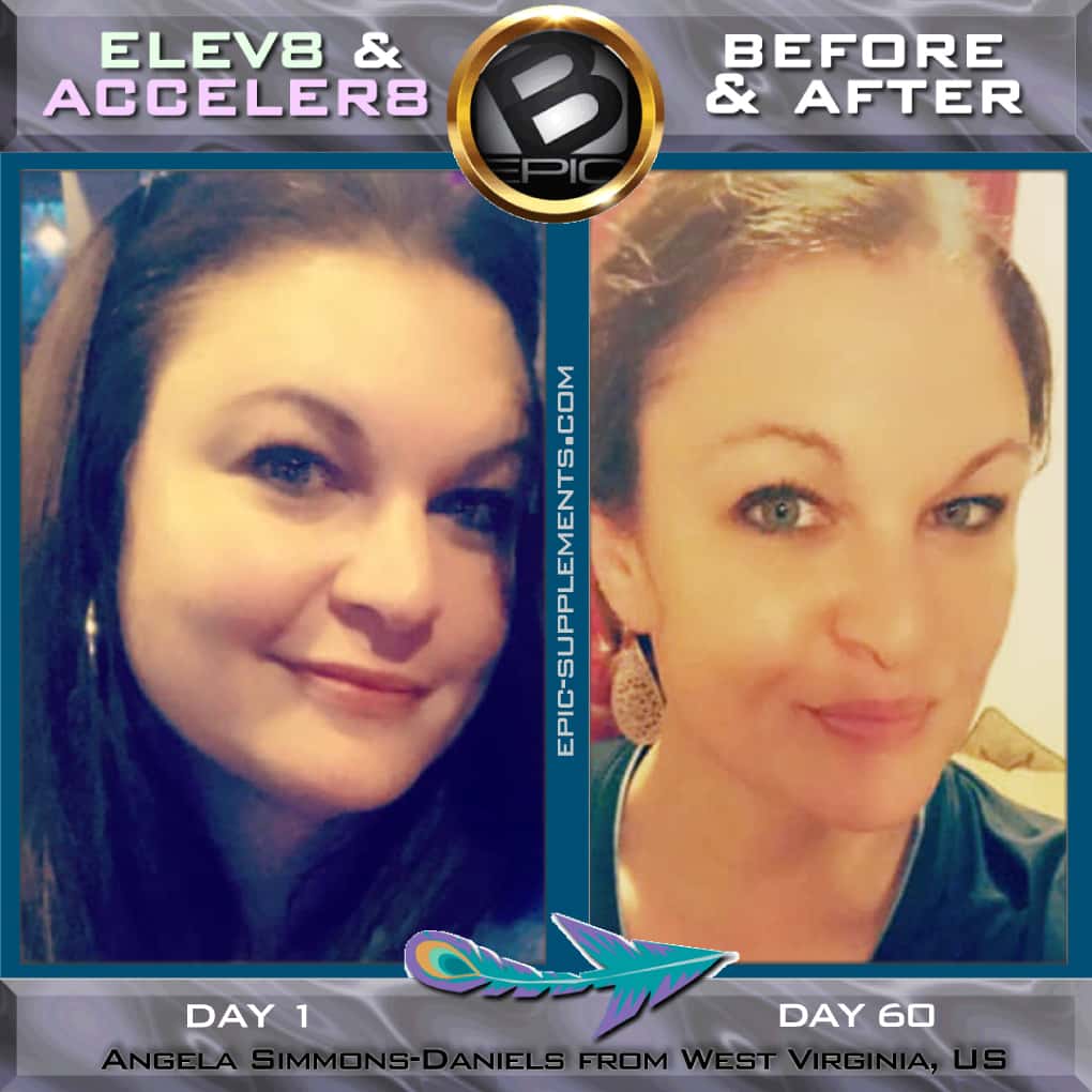 visual transformation with bepic's Elev8/Acceler8 pills (before and after pics)