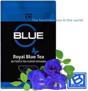 Royal blue tea drink by BEpic