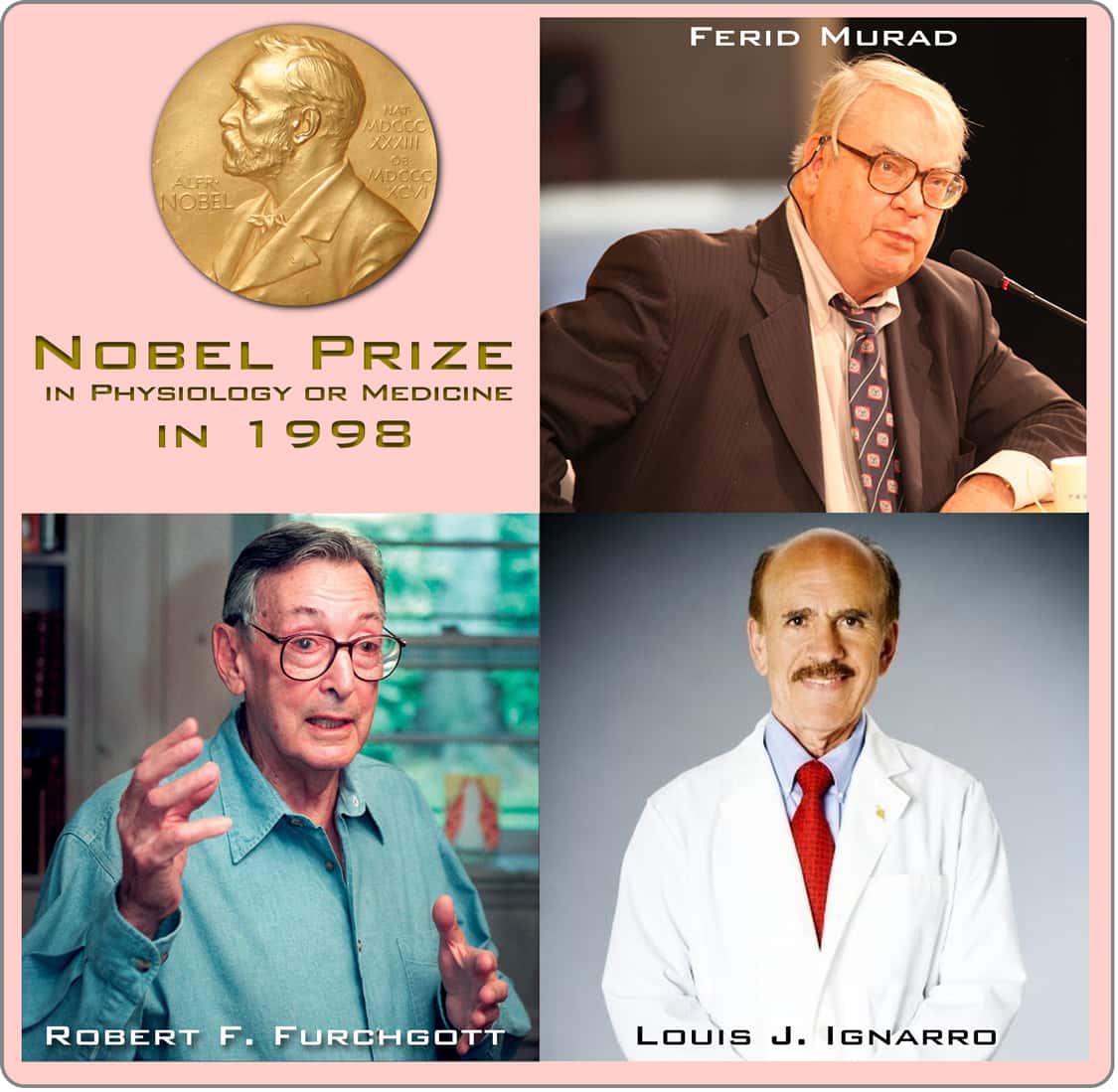 Nobel Prize winners in 1998 in Physiology or Medicine