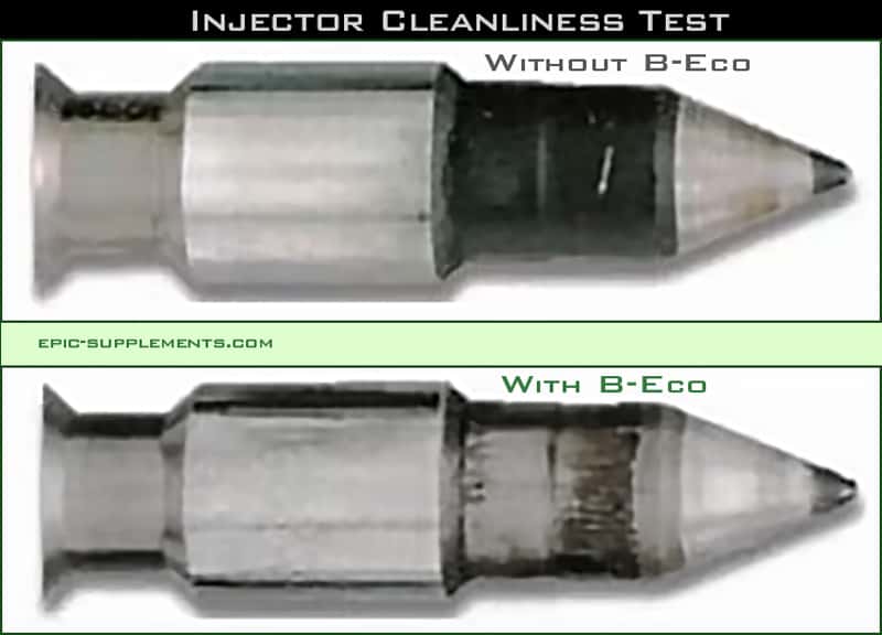 Injector Cleanliness Test (with & without B-Eco tabs)