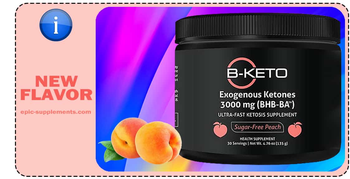 New B-Keto with Peach Flavor