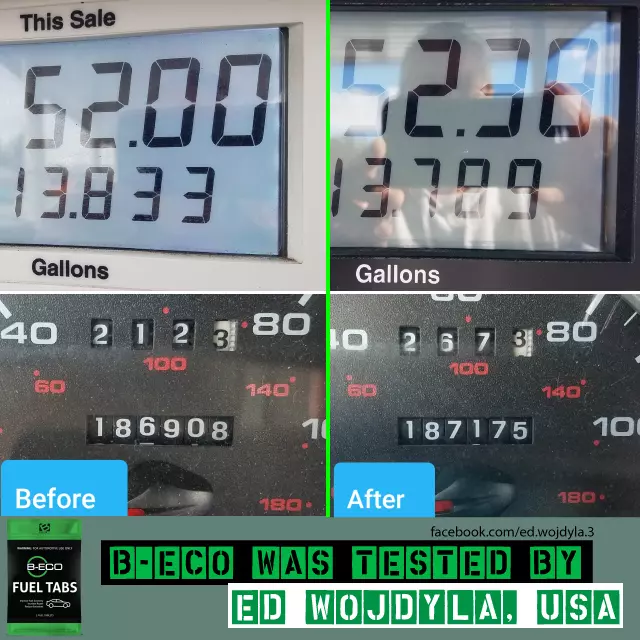 B-Eco fuel tabs - using results 