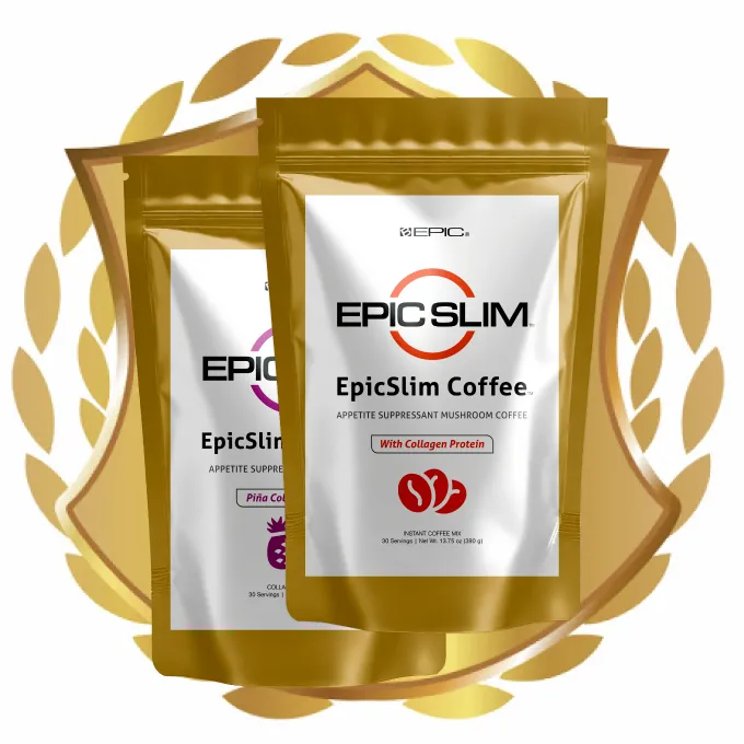 EpicSlim Coffee & Collagen Supplements by B-Epic