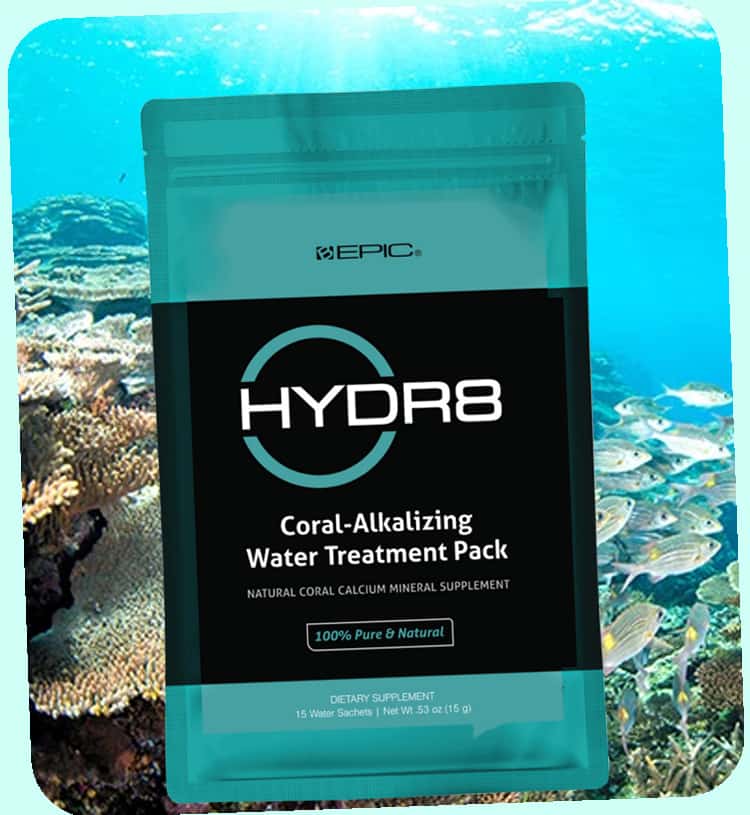 B-Epic's coral Hydr8 sachets